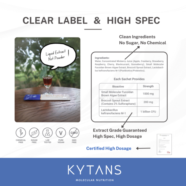 Kytans Sulfuco Fucoidan - Small Molecule Next-Gen Oligo | 30S - Image 4